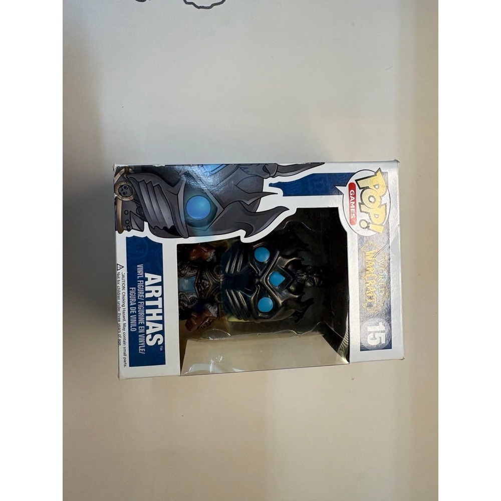 Funko Pop Games World of Warcraft Arthas #15 Vinyl Figure w Box